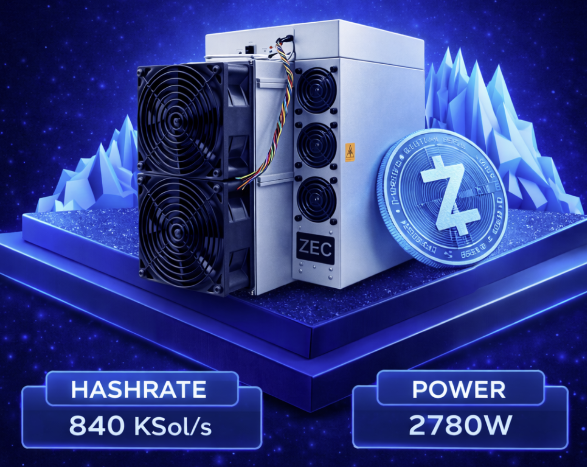 Antminer Z15 Pro 840 KSol/s 2780W